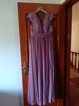 Vestido de gala com brilhantes