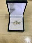 Anel Ouro Amarelo com Diamantes Natural muito Brilhante