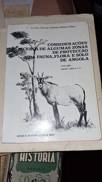 Considerações protecção fauna flora solo Angola colonias ultramar