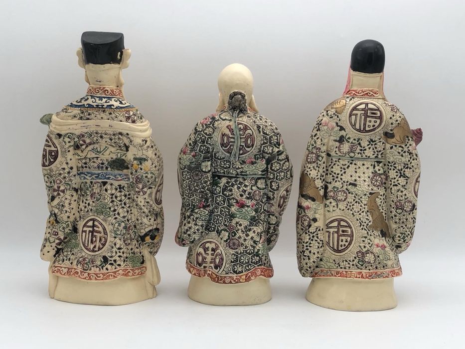Китайські фігурки статуетки набір Фу Лу Шоу (три божества удачі)