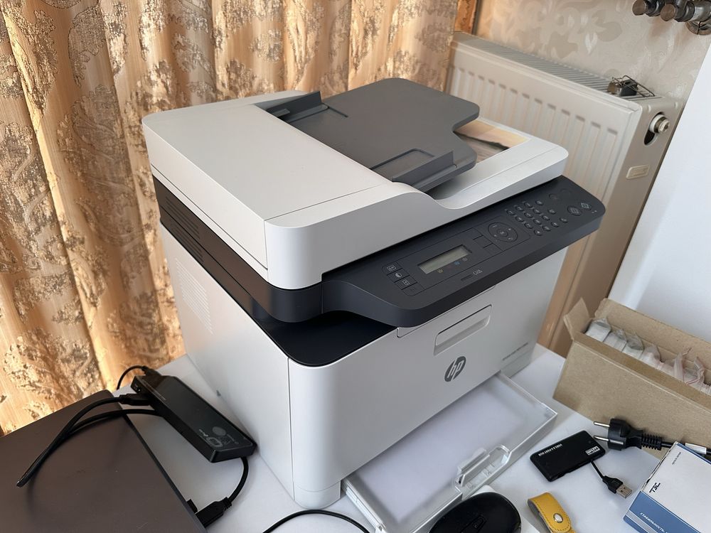 БФП HP Color Laser 179fnw Wi-Fi 4ZB97A принтер сканер ксерокс