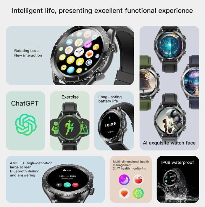 Smartwatch X-active zegarek IP68 nowy z pudełkiem