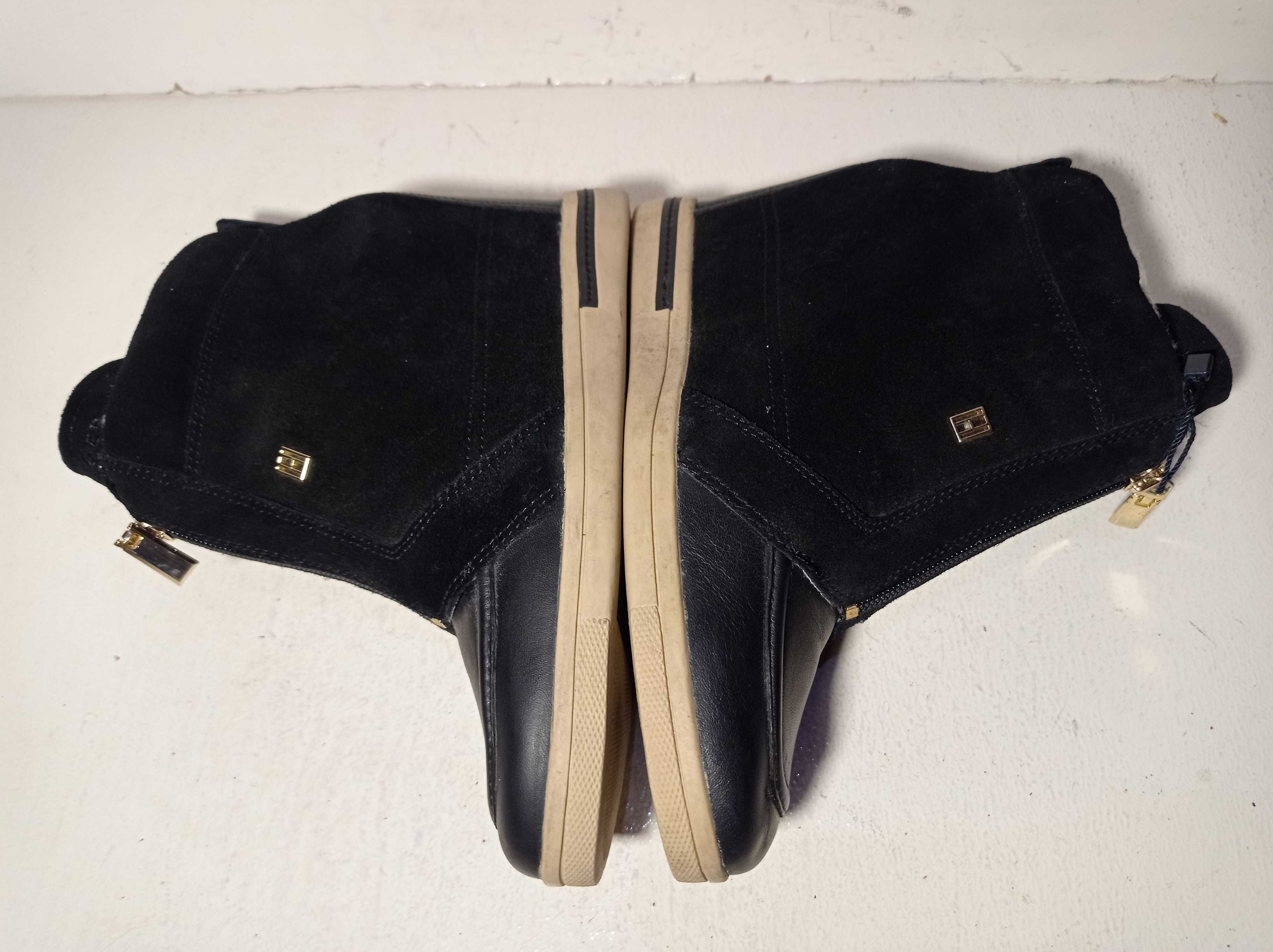 botki skórzane Tommy Hilfiger