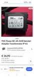 Zasilacz transformatorowy . Tdc power  de-45-24W