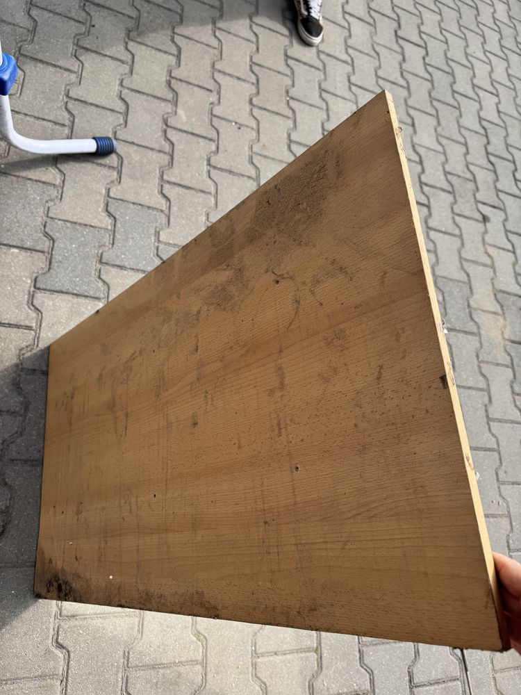 Lustro na drewnie 53 x 90 cm
