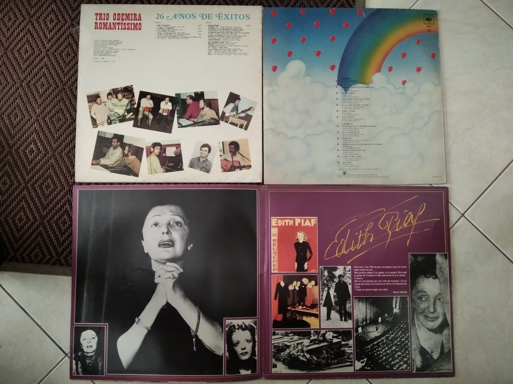 Discos vinil - Beatles, Edit, Roberto Carlos, Amália, Trio