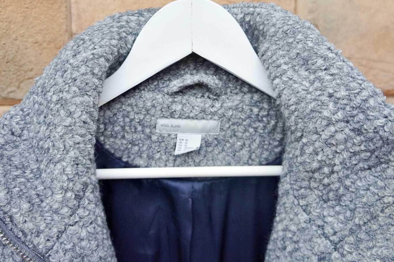 Płaszcz długi - Wool Blend H&M - 40