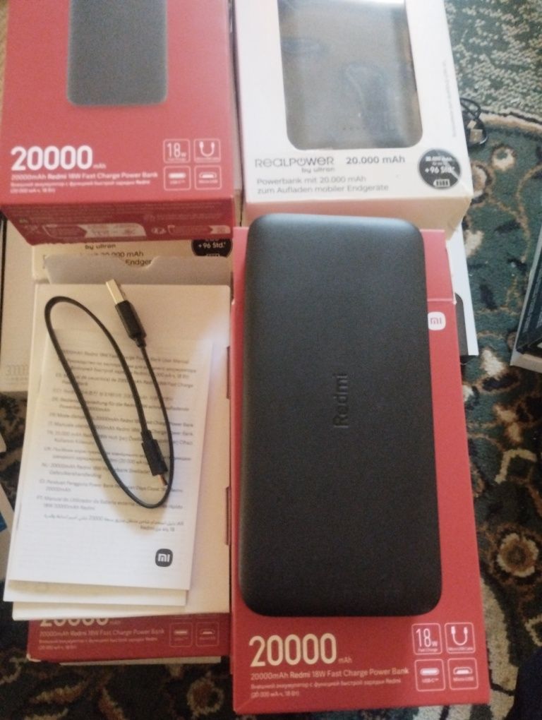 Повербанк XIAOMI REDMI 20000mah 18w