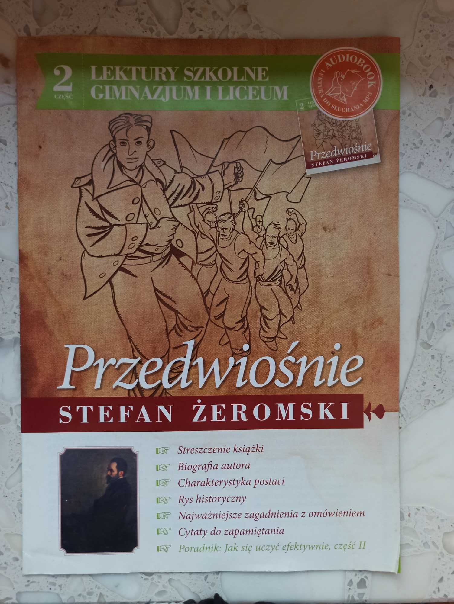 Audiobook PRZEDWIOŚNIE S.Żeromski (format MP3) + opracowanie lektury