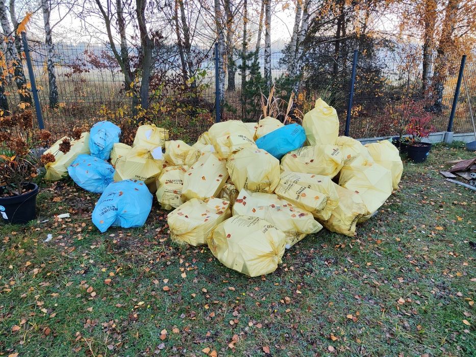 Oddam styropian czysty ścinki workowany za darmo