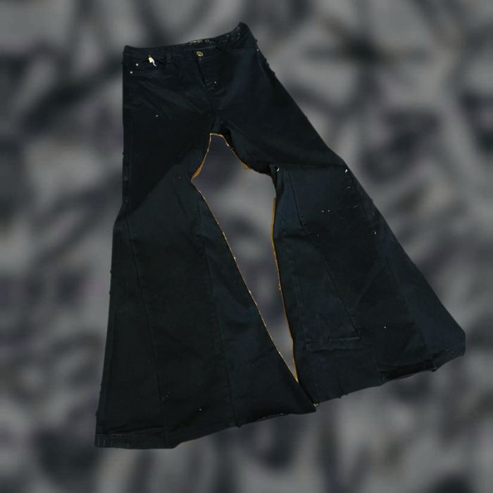Штани пач ворк опиум дистресс distressed opium denim patch work