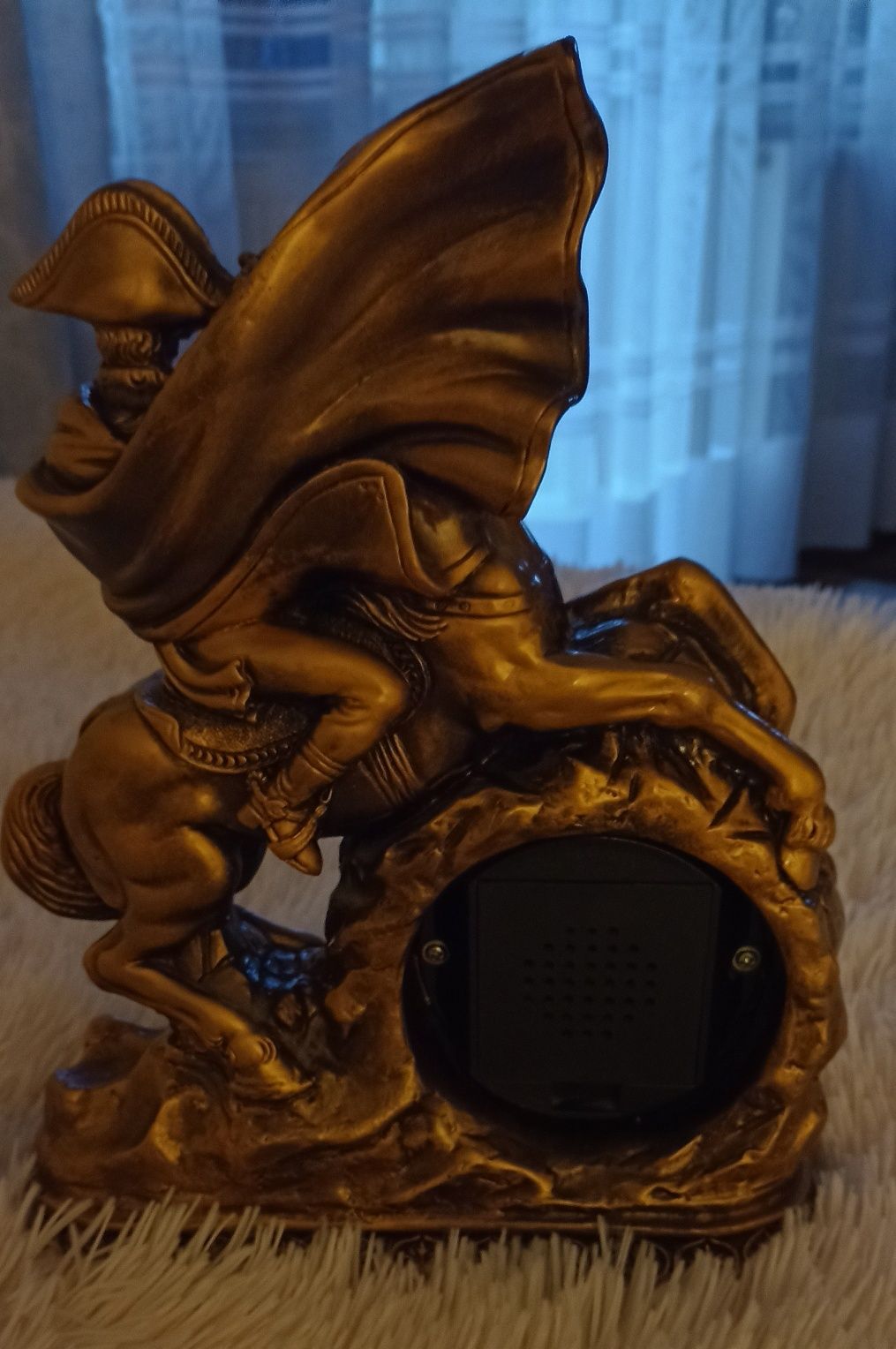 Zegar firmy Adler, kominkowy, ozdobny Napoleon.