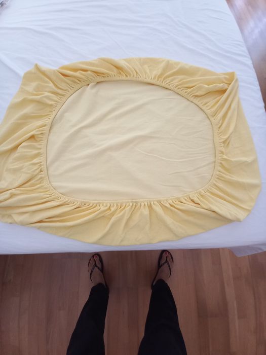 Lençol de baixo em flanela e protector de colchão para cama bebé