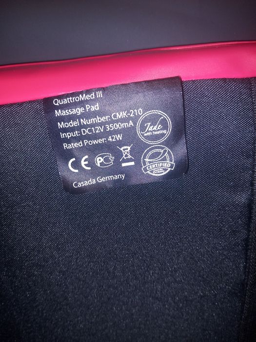 Masażer Casada zpilotem