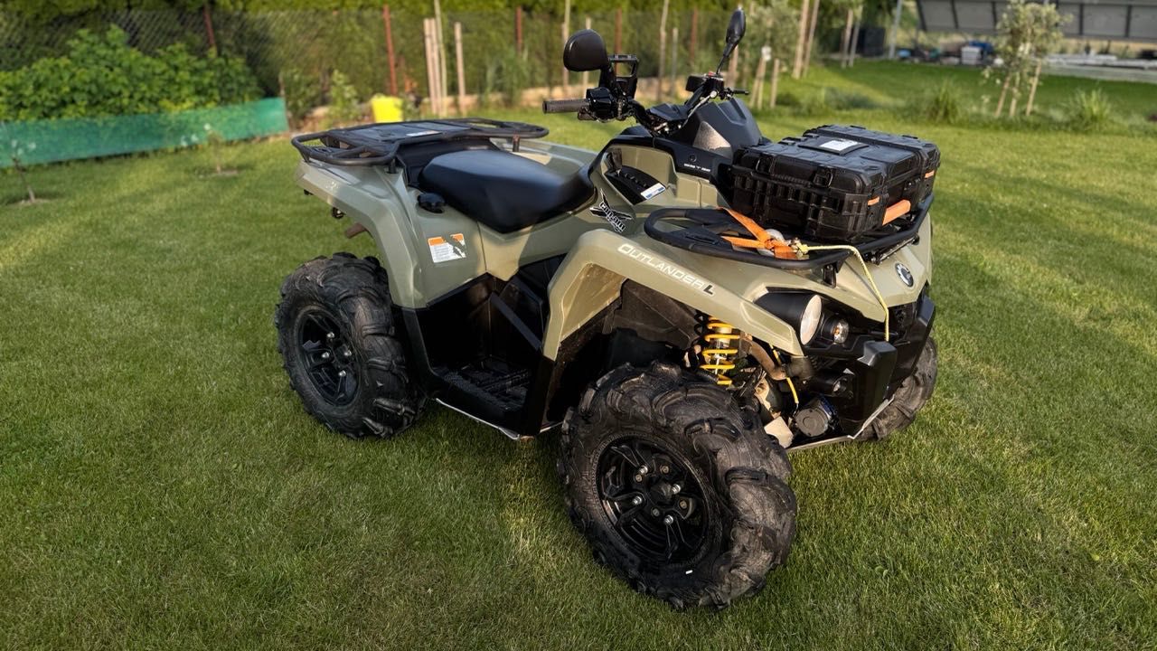 Can-Am Outlander L,  570ccm, , stan bardzo dobry, serwisowany. + pług