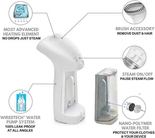 Parownica do ubrań WiredLux MS200 900W Steamer Prasujący Ciuchy
