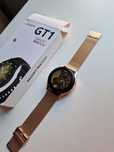 Smartwatch okrągły złoty GT1