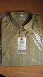 Nowa koszulo-bluza oficerska z długimi rękawami khaki wz. 301/MON
