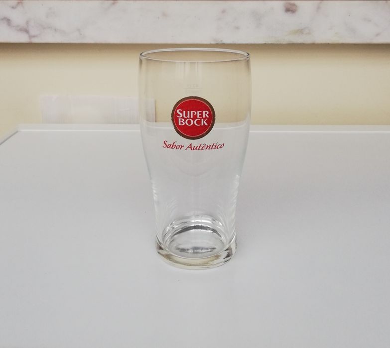 Copo colecionável da Super Bock