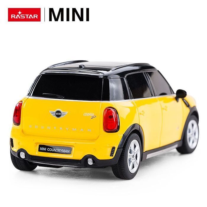 Mini Cooper S Countryman R/C skala 1:24 Rastar 71700 sterowany żółty