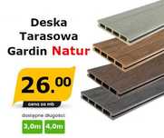 Deska tarasowa kompozytowa Gardin Natur 23x146mm