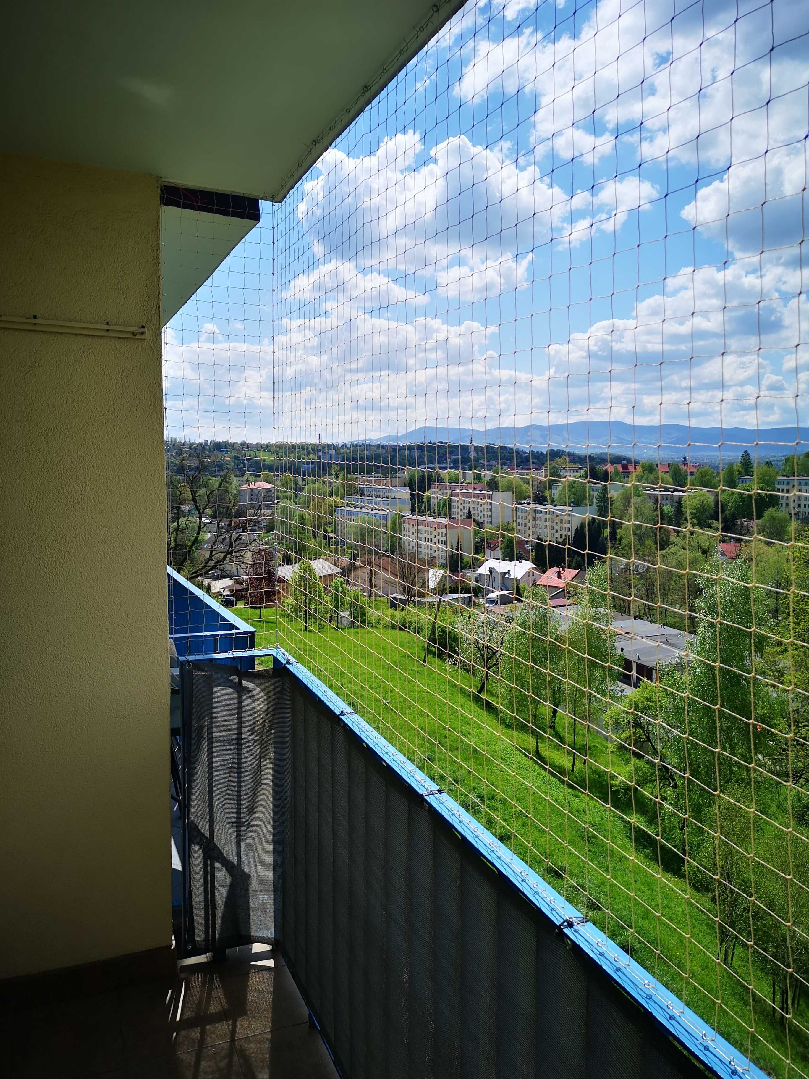 Siatka dla kotów na balkon. Krótkie terminy.