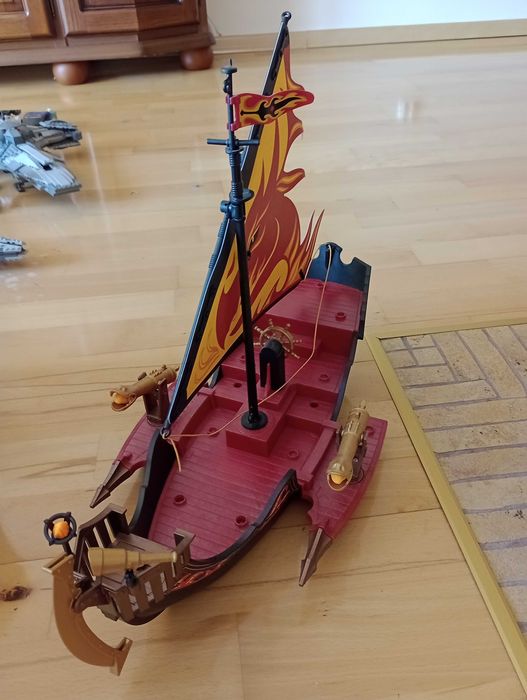 Playmobil Nolvelmore 70641 statek ognia wojowników Burnham