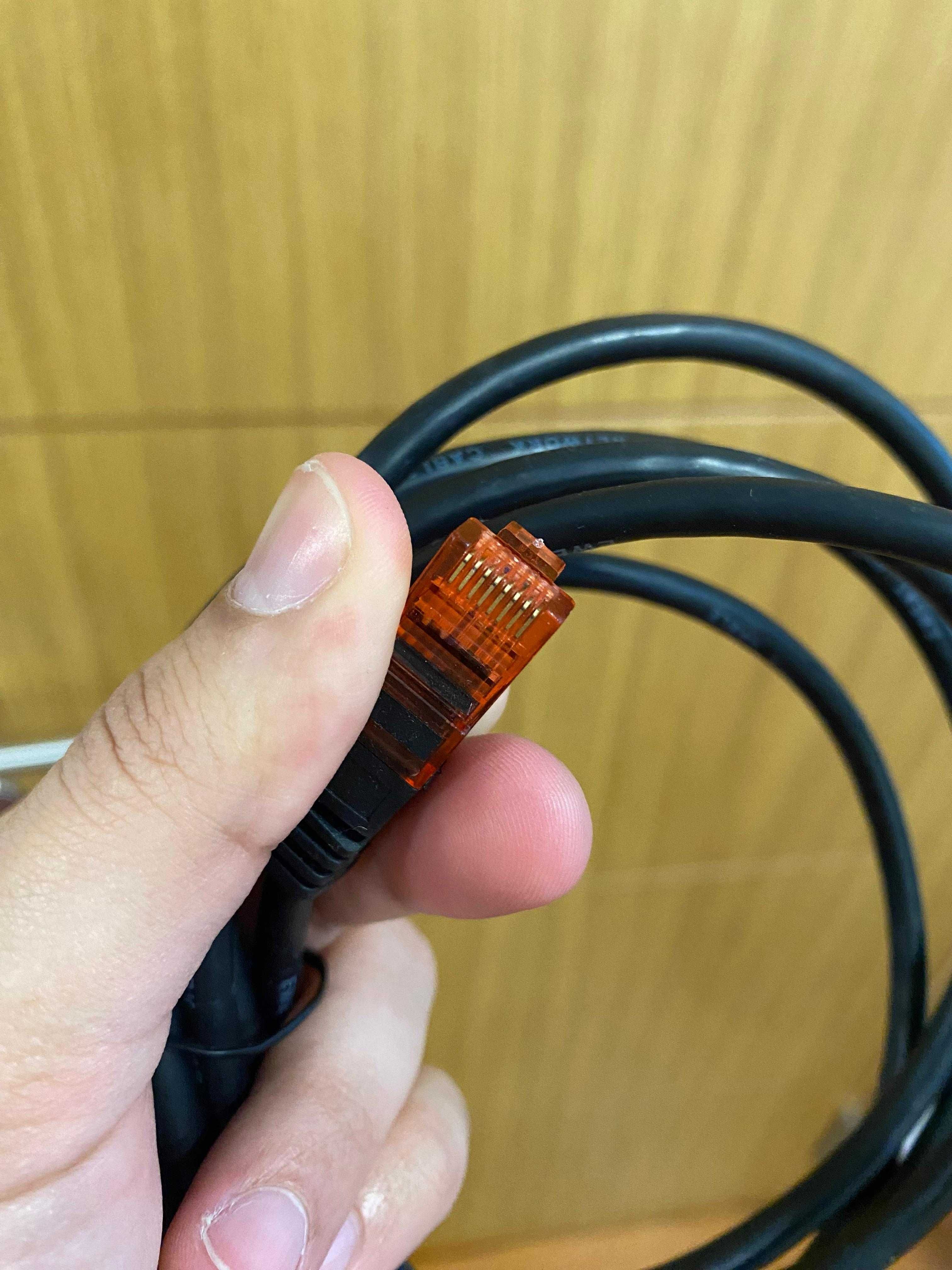 Cabo de Rede Ewent IM1014 Patch Cable CAT 6 UTP 2m Preto