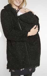 Plaszczyk ciążowy i na nosidło 38 M BonPrix czarny baranek kurtka