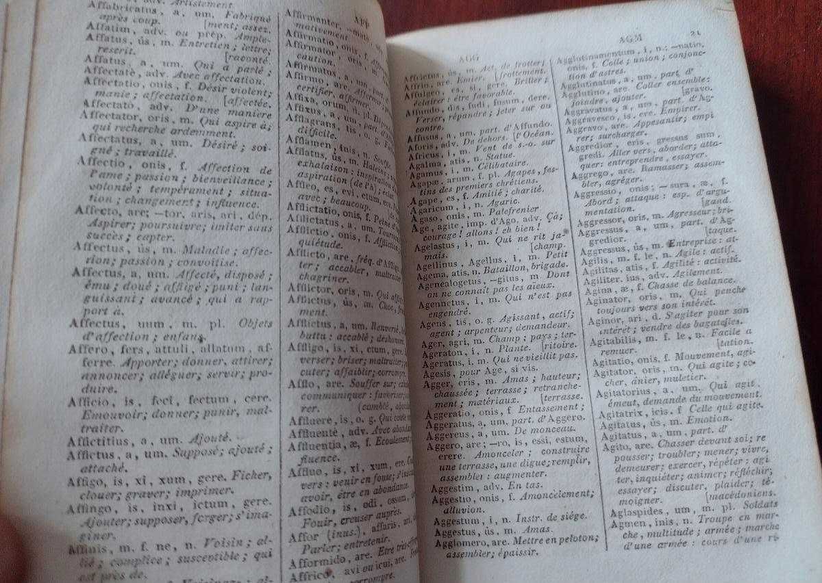 Dicionário 1866 - Latin - Français
