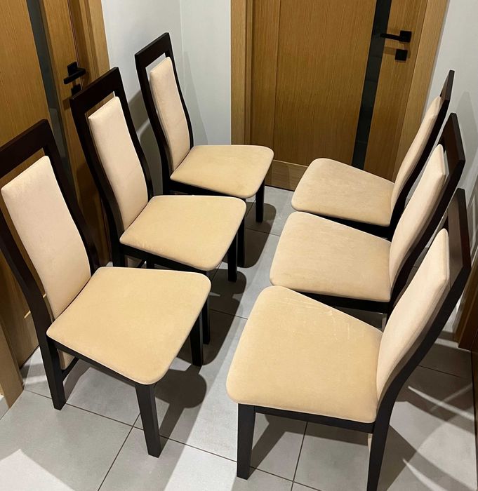 Krzesło drewniane Paged 6szt