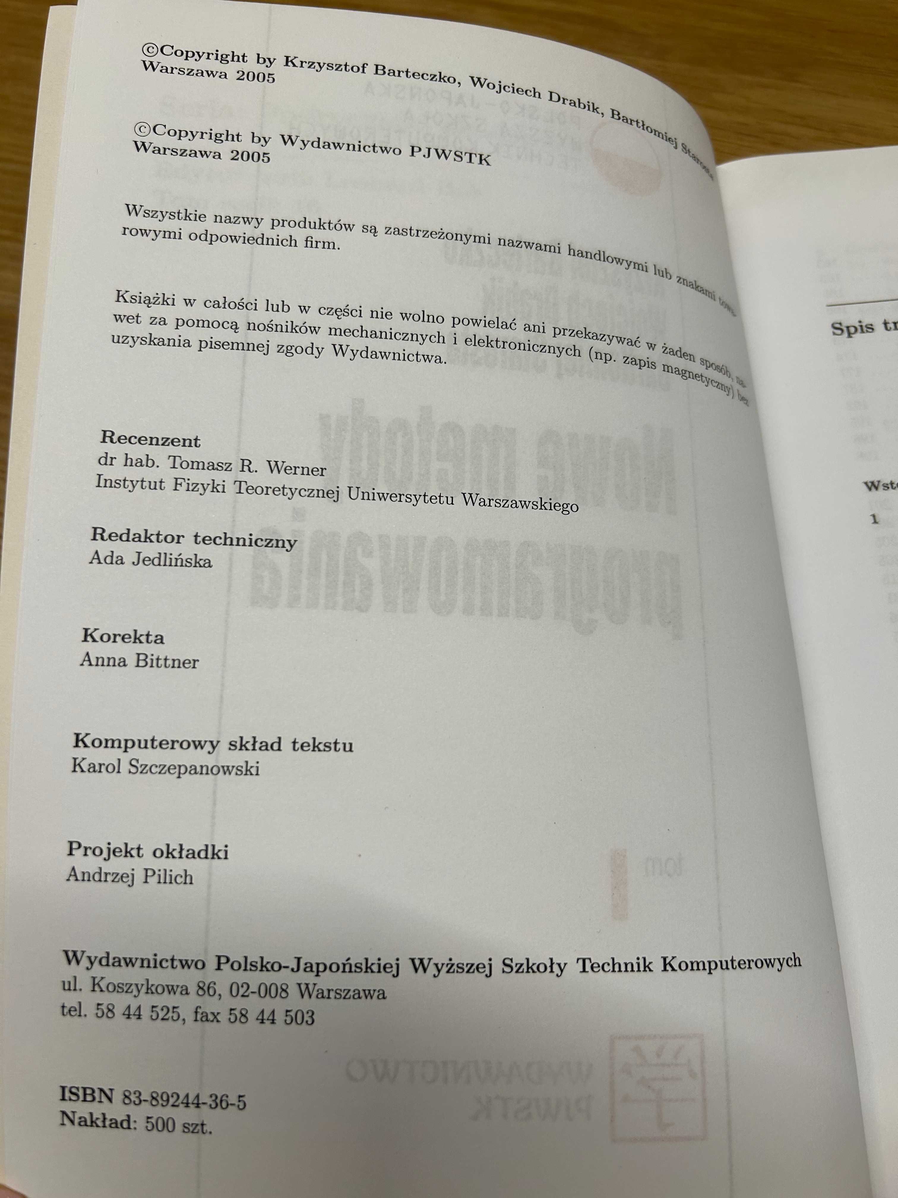 K. Barteczko, W. Drabik, B. Starosta- Nowe metody programowania Tom I