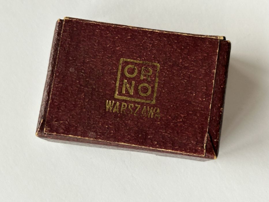 Spinki ORNO z pudełkiem srebro 8,5g