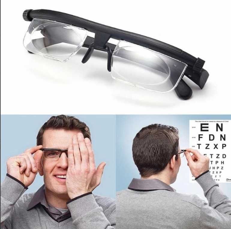 Очки с регулировкой диоптрий линз Dial Vision, очки