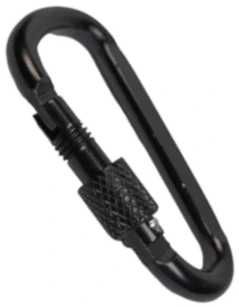 Aluminiowy Karabińczyk Karabinek Zakręcany Typu-D Survival EDC 60 mm