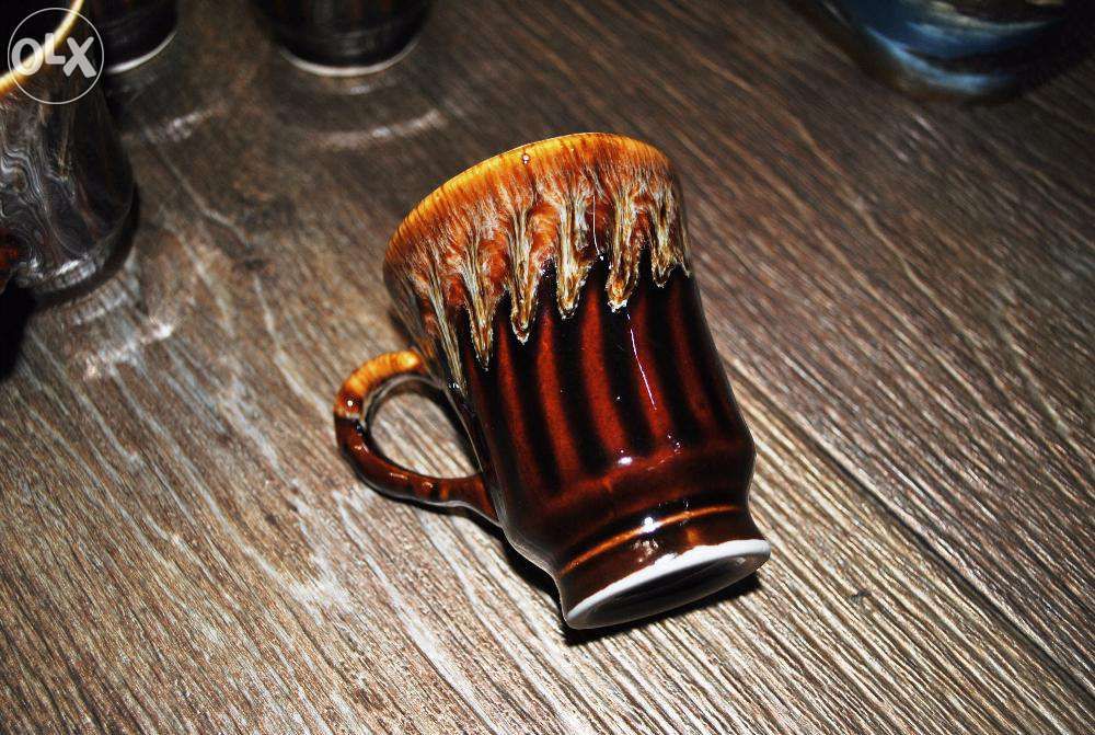 Набор для кофе кофейный 6 персон чашки и заварник чая с рисунком