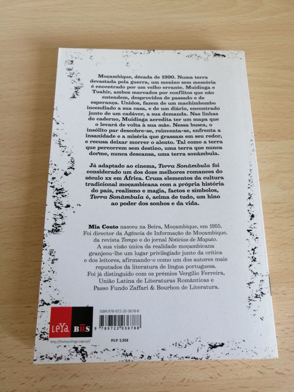 Livro Terra Sonâmbula