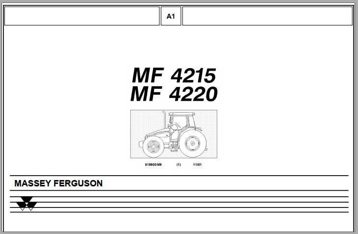 katalog części Massey Ferguson 4215, 4220 ENG]