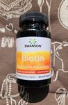 Swanson біотин biotin биотин для волосся 10 000 мкг вітамін В 60 капс