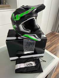 Kask IXS 362 2.0 Black Green MX (cross,quad,enduro,mtb) GWARANCJA