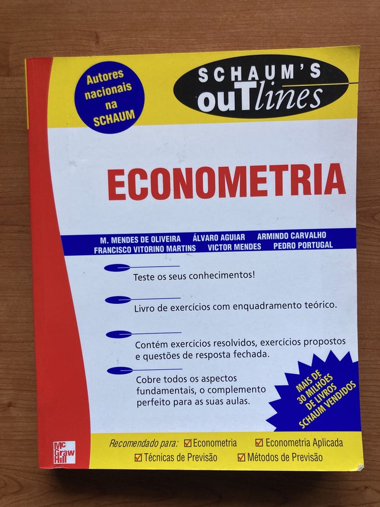 Livro de “ Econometria “ SCHAUM’S Autores Nacionais