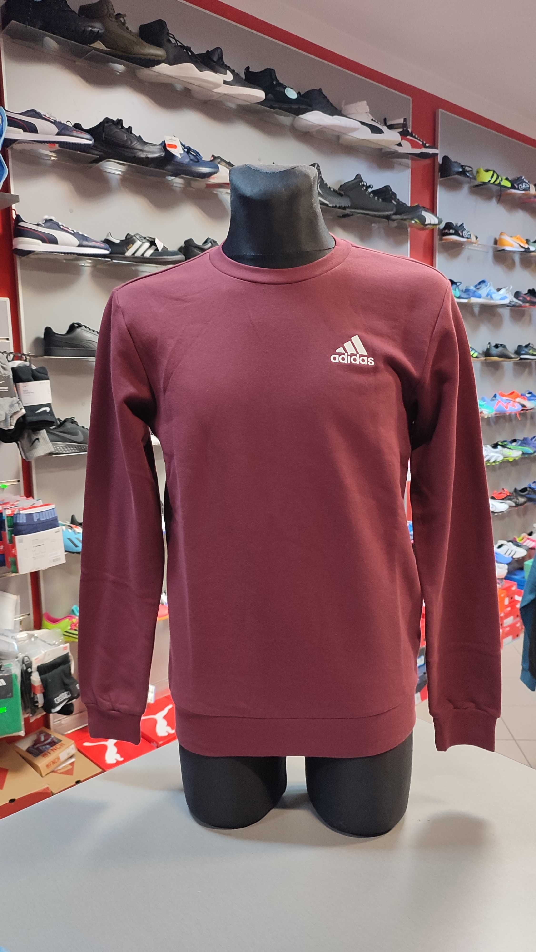 Bluza Adidas męska bordowa rozmiar S,M,XL,XXL