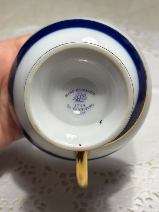 Чашка чайна ЛФЗ порцеляна фарфор ручний розпис