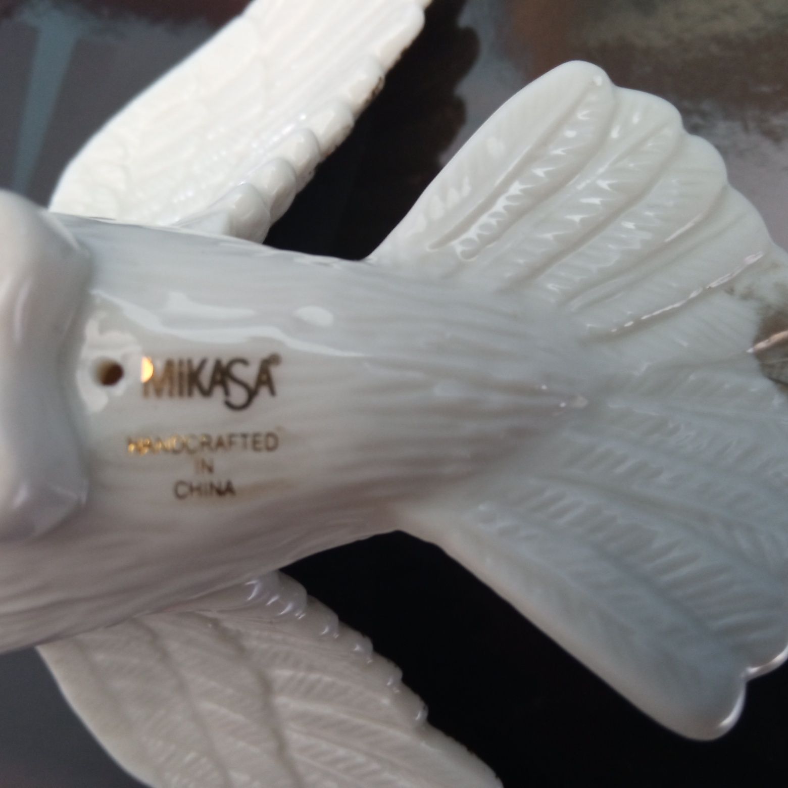 Gołabek b. wyjątkowa ręcznie wykonana figurka z porcelany.