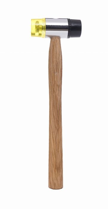 Młotek gumowo-plastikowy z drewnianą rączką KD903