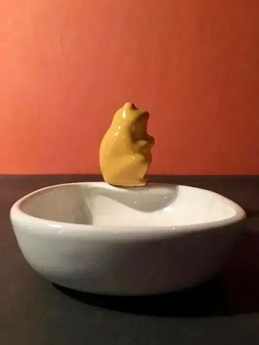 SECLA - (attributed to) - frog-shaped container - 13.5x11.5x9.5 cm/s64551984714369121