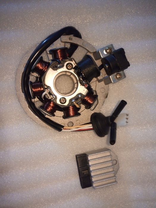 Bobine stator e regulador corrente Yamaha aerox bws