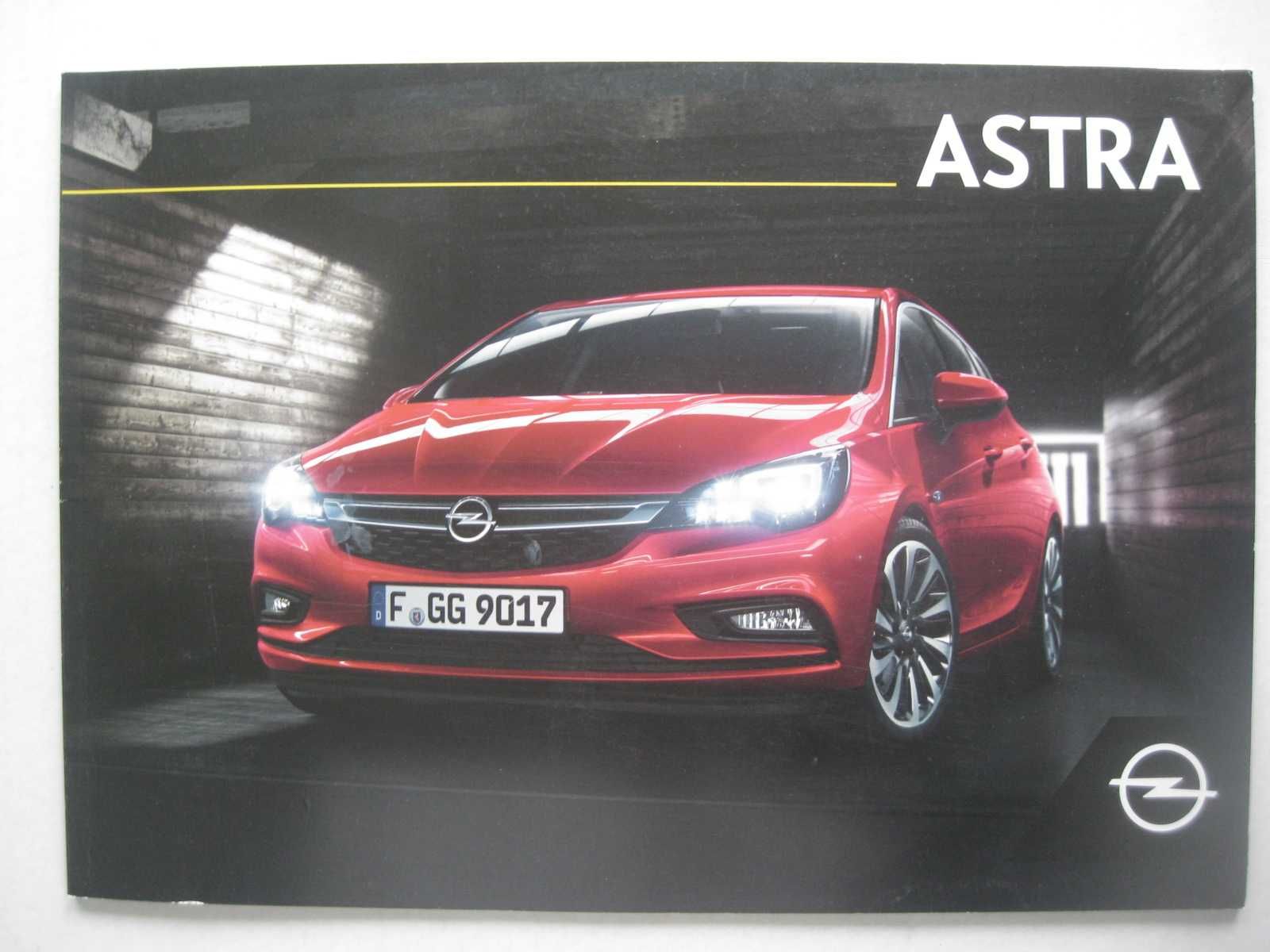 OPEL Astra K Prospekt Opel Astra V Katalog Folder OPEL Astra 2018r PL