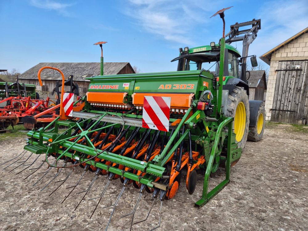 Agregat AMAZONE Ke303-170 + siewnik Ad303 Super TALERZOWY  3m 2004r