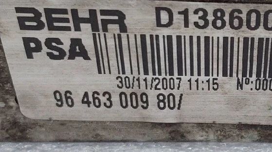 Radiador do intercooler PEUGEOT 407 SW (6E_)